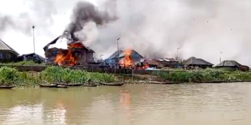 VIDEO: Delta Community Where 16 Soldiers Were Killed Has Been Razed.