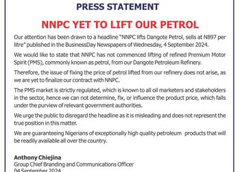 Fuel Hike: Dangote Refinery Calls Out NNPC On False Fuel Lifting Claims