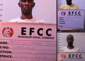 EFCC Arraigns Five for N25m Fraud in Maiduguri